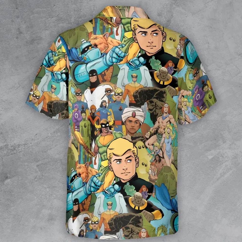 Futures Quest Heroes Button Down Shirt - 3