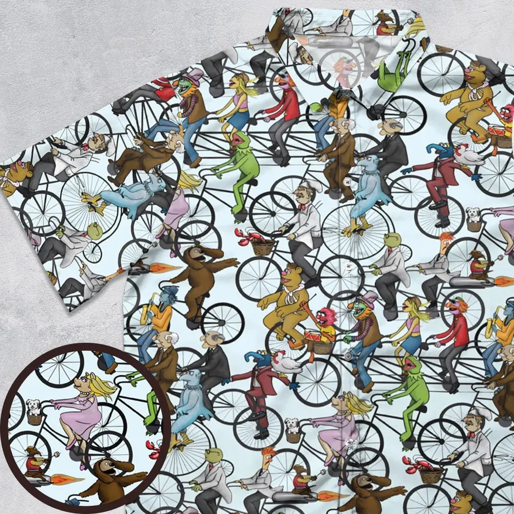 Tour De Muppet The Muppet Movie Button Down Shirt - 1
