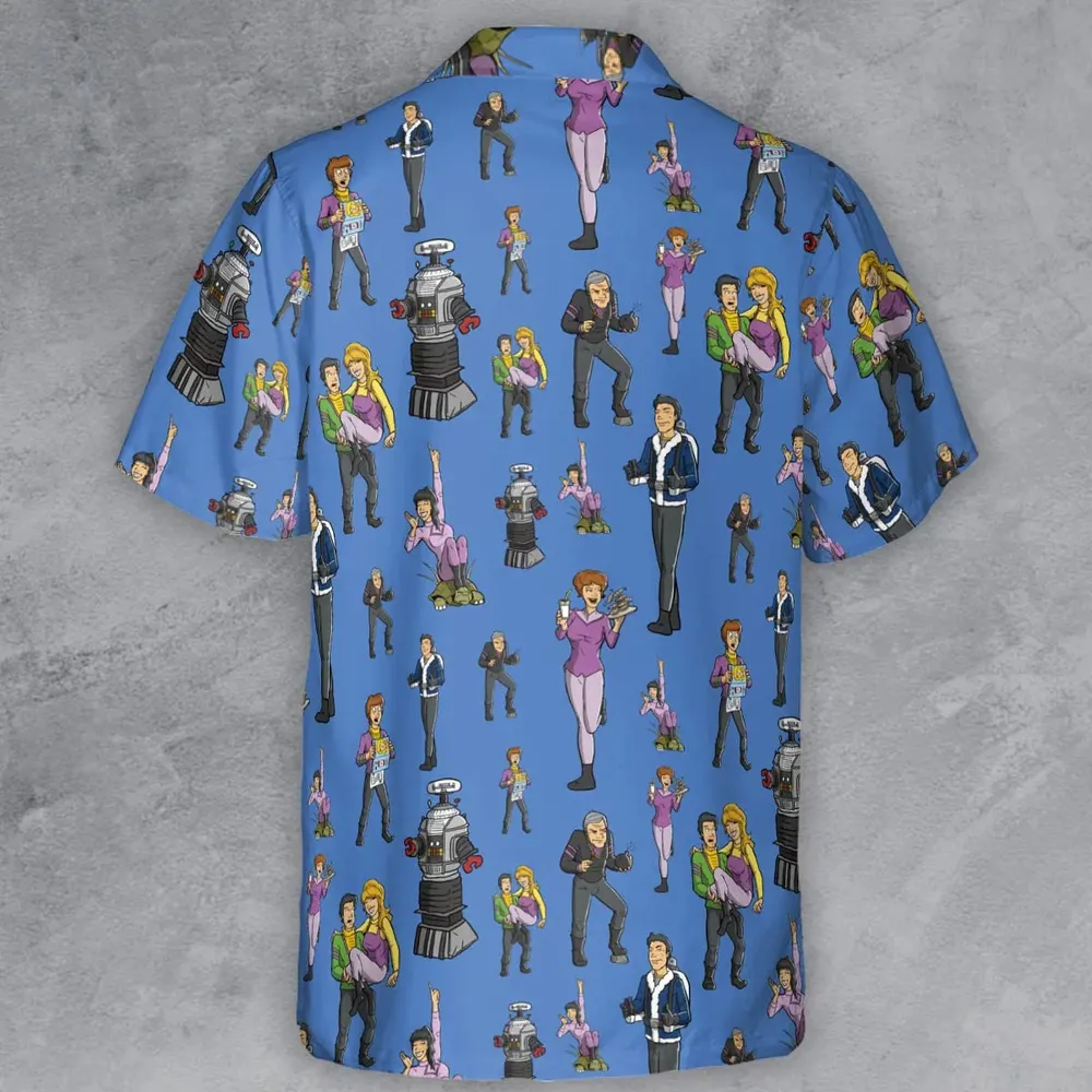 Lost In Space Characters Button Down Shirt - 3
