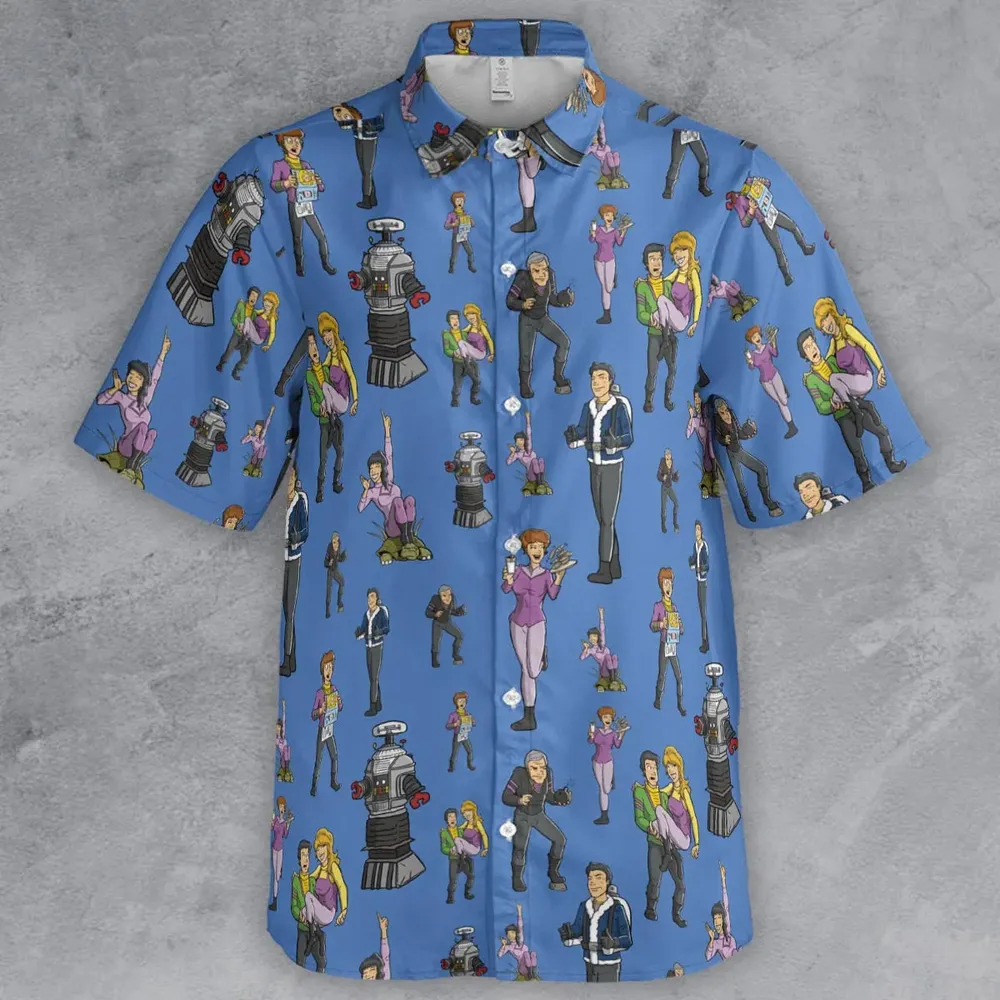 Lost In Space Characters Button Down Shirt - 2