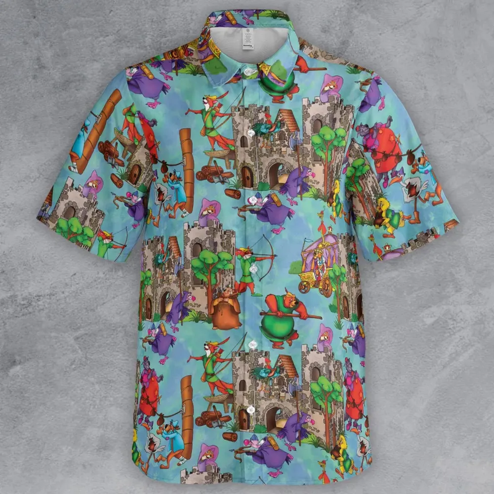 Steal From the Rich Robin Hood Button Down Shirt - 2