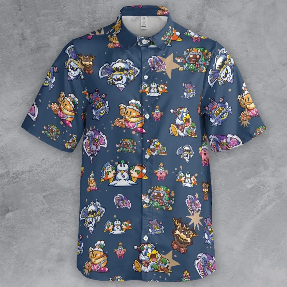 Dream Land Holiday Kirby Button Down Shirt - 2