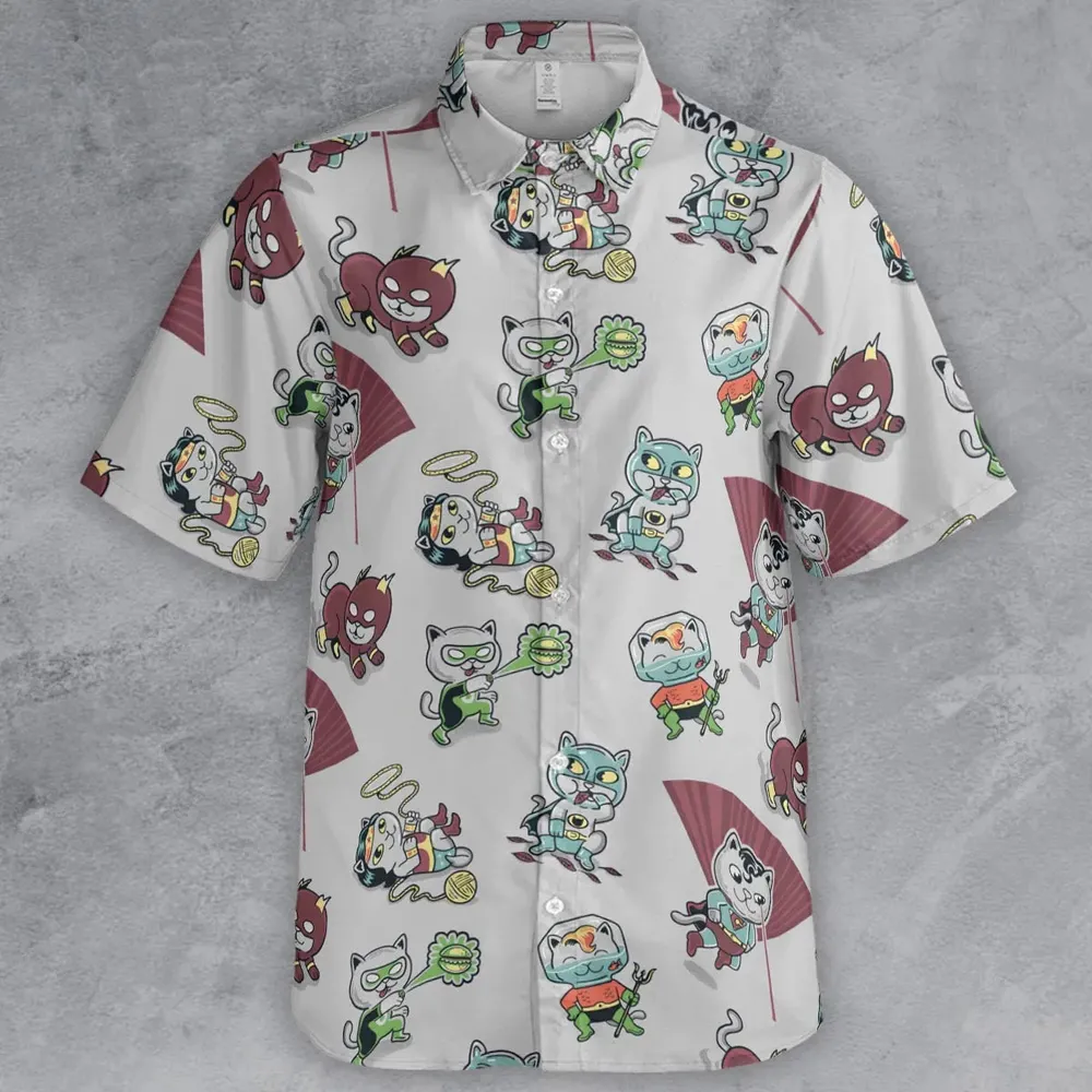 Supurrrr Friends Super Friends Button Down Shirt - 2