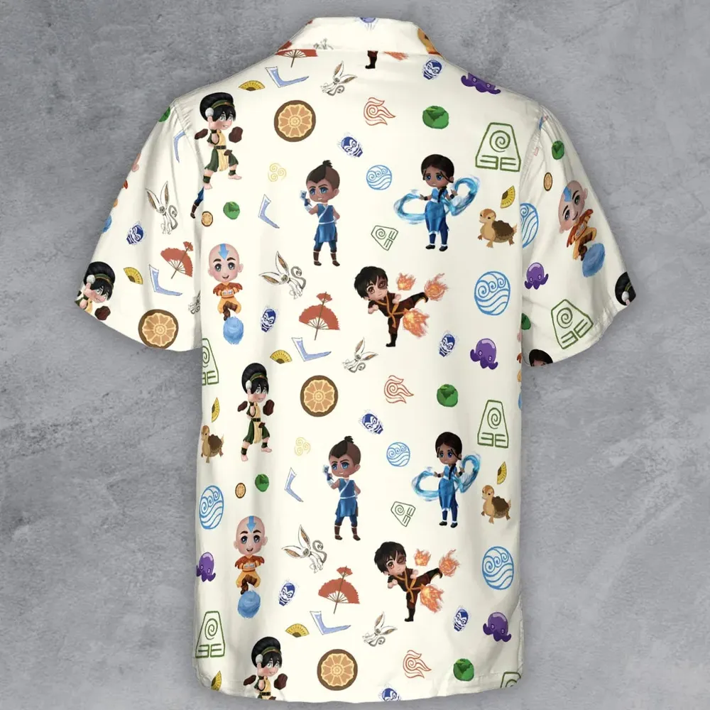 The Gaang Avatar The Last Airbender Button Down Shirt - 3