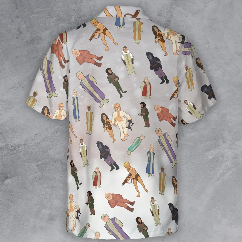 Planet of Apes Characters Button Down Shirt - 3
