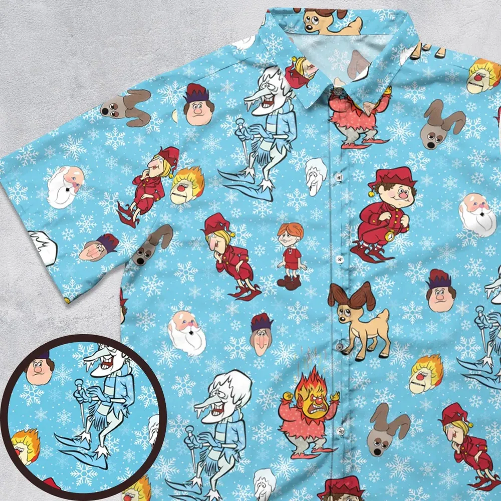 A Miser Brothers The Year Without a Santa Claus Button Down Shirt - 1