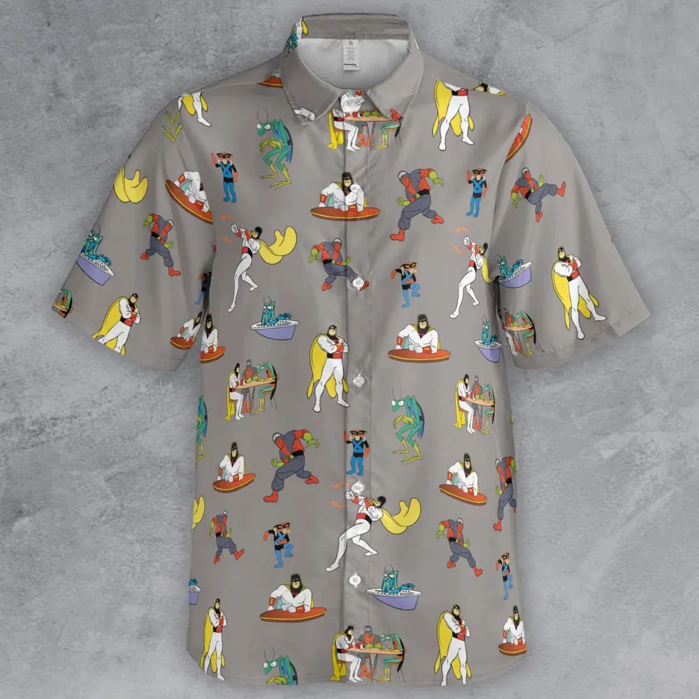 Space Ghost Coast to Coast Characters Button Down Shirt - 2