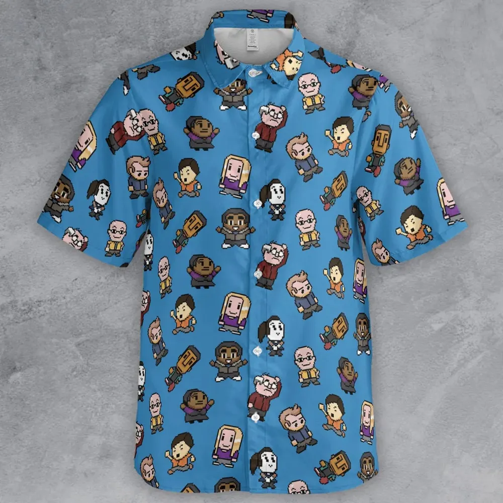 Pixel Community Button Down Shirt - 2
