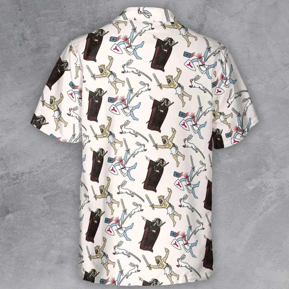 The Killer Rabbit Monty Python Button Down Shirt - 3