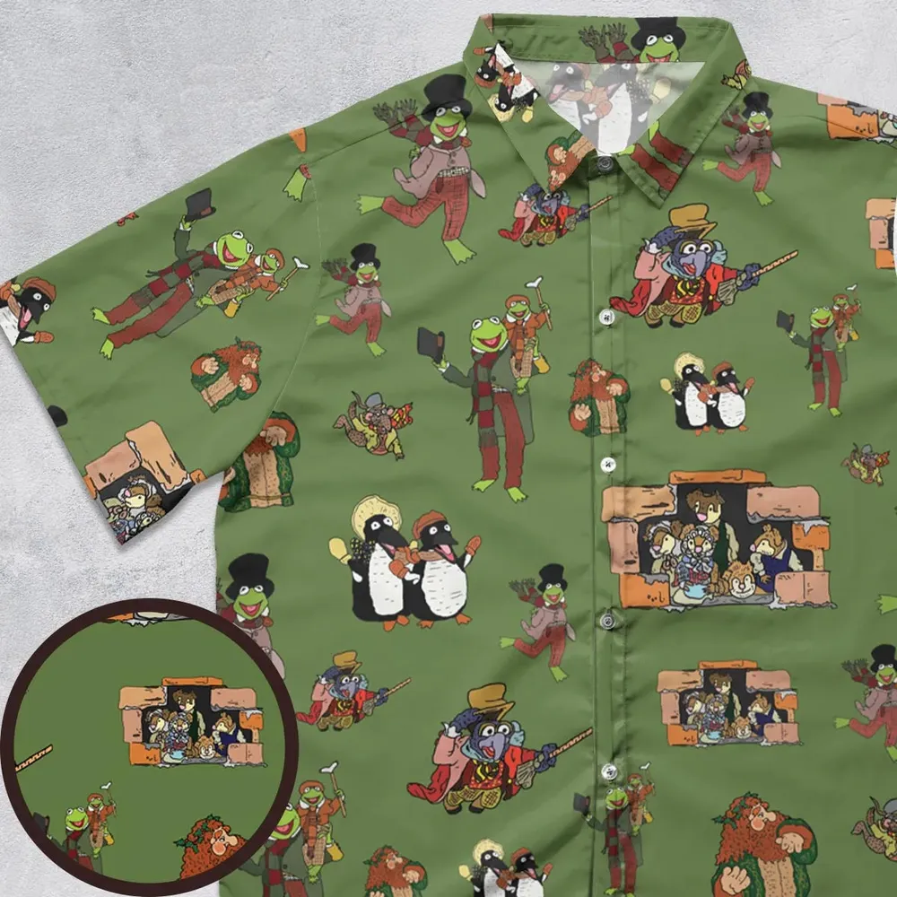 The Muppet Christmas Carol Characters Button Down Shirt - 1