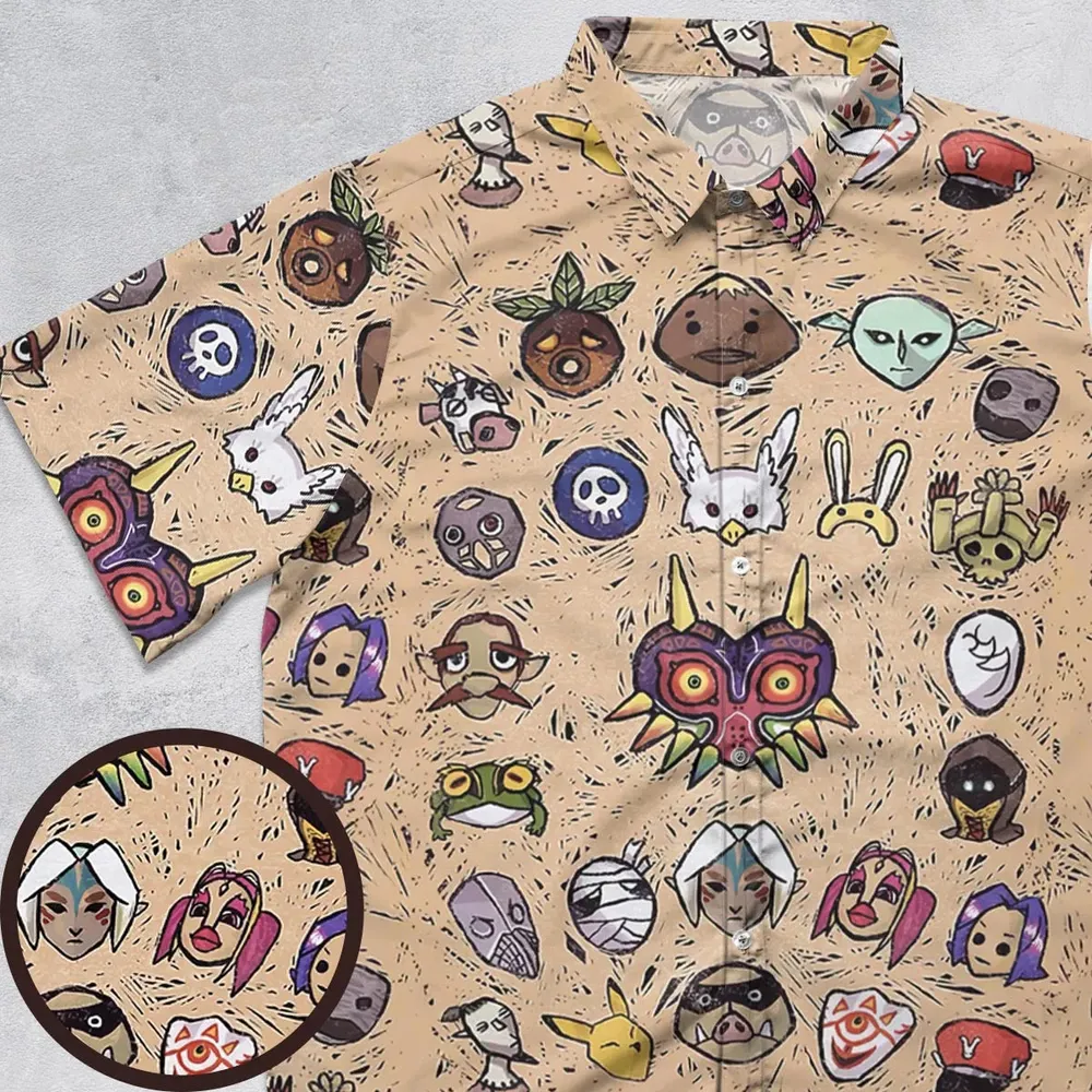 Zelda Universe The Legend of Zelda Button Down Shirt - 1