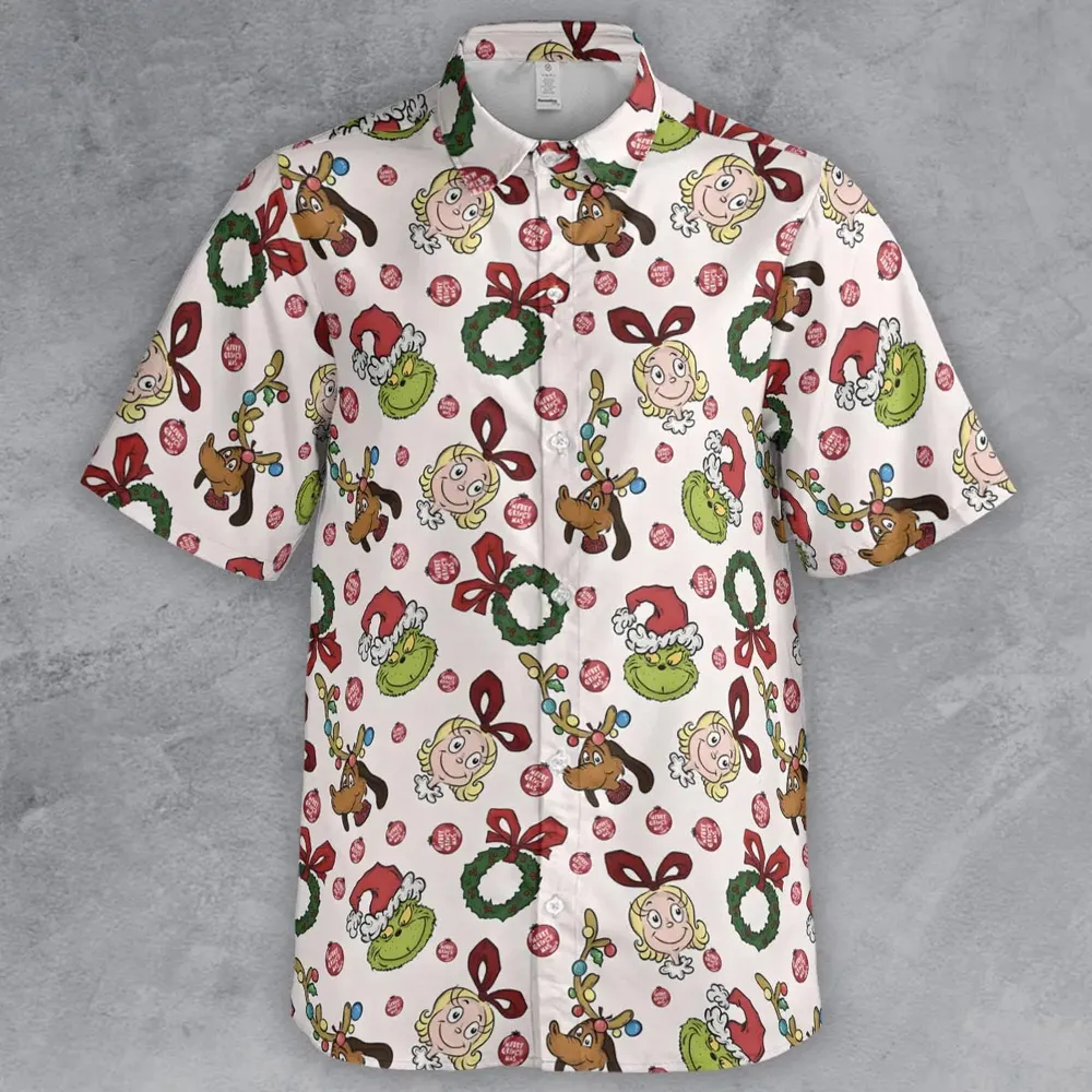 Christmas Mood How the Grinch Stole Christmas Button Down Shirt - 2