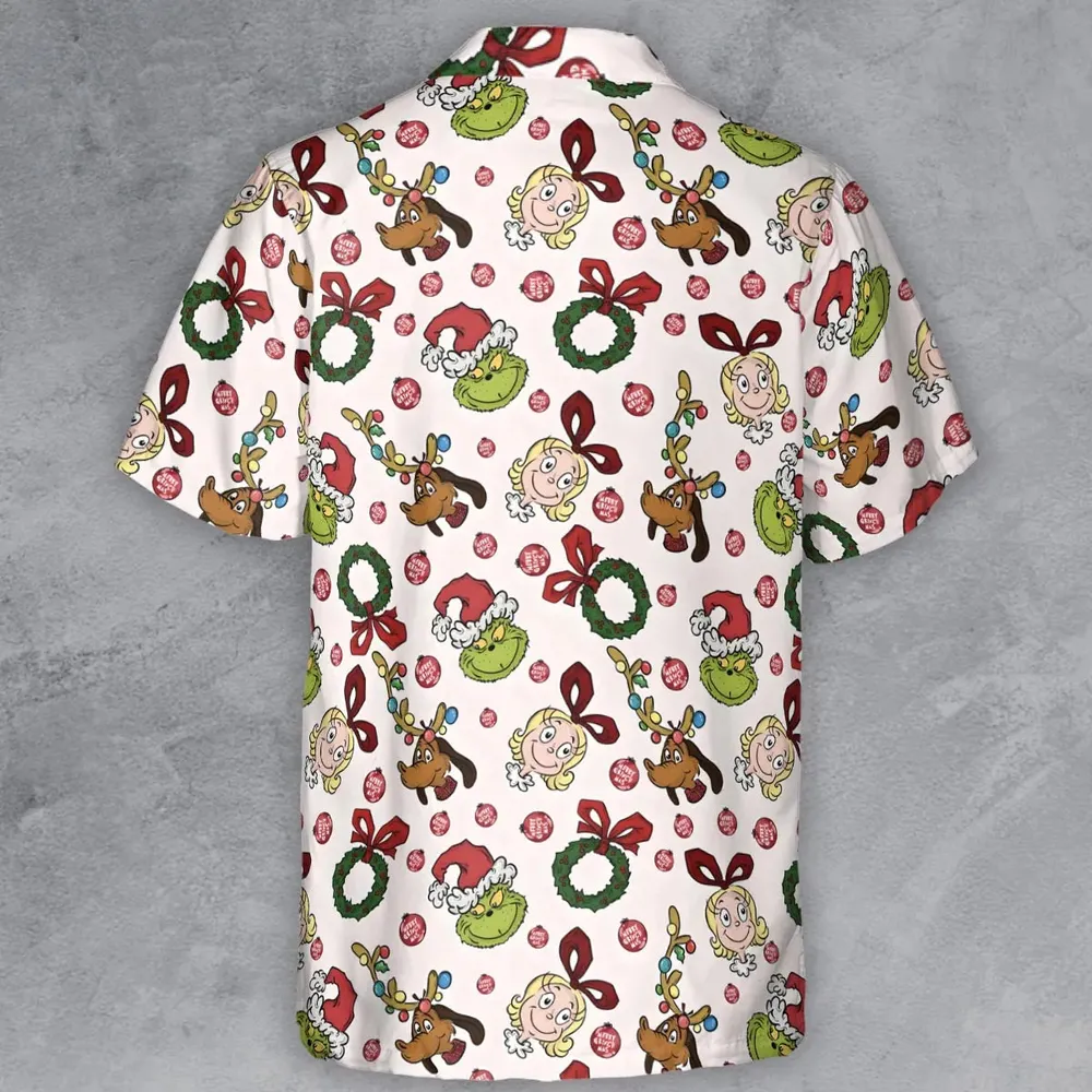 Christmas Mood How the Grinch Stole Christmas Button Down Shirt - 3