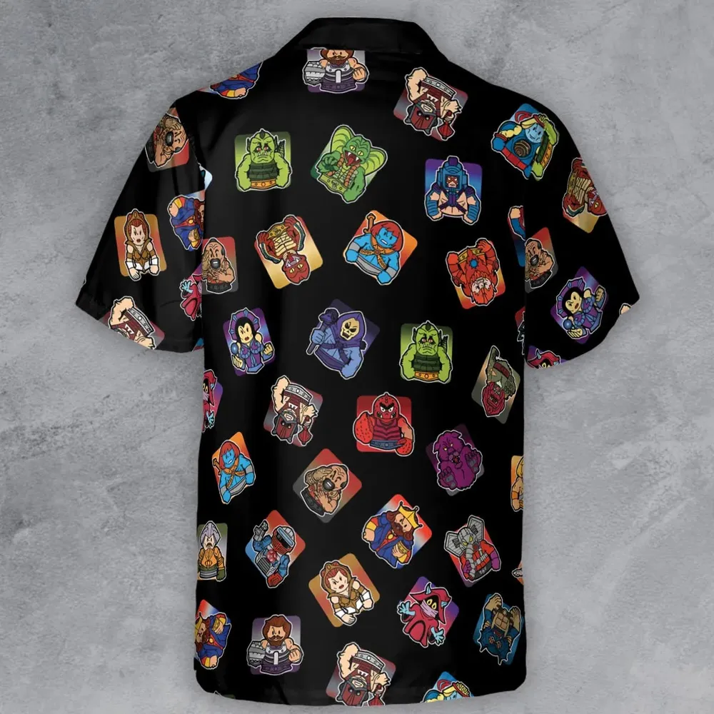 Retro Hero Masters of the Universe Button Down Shirt - 3