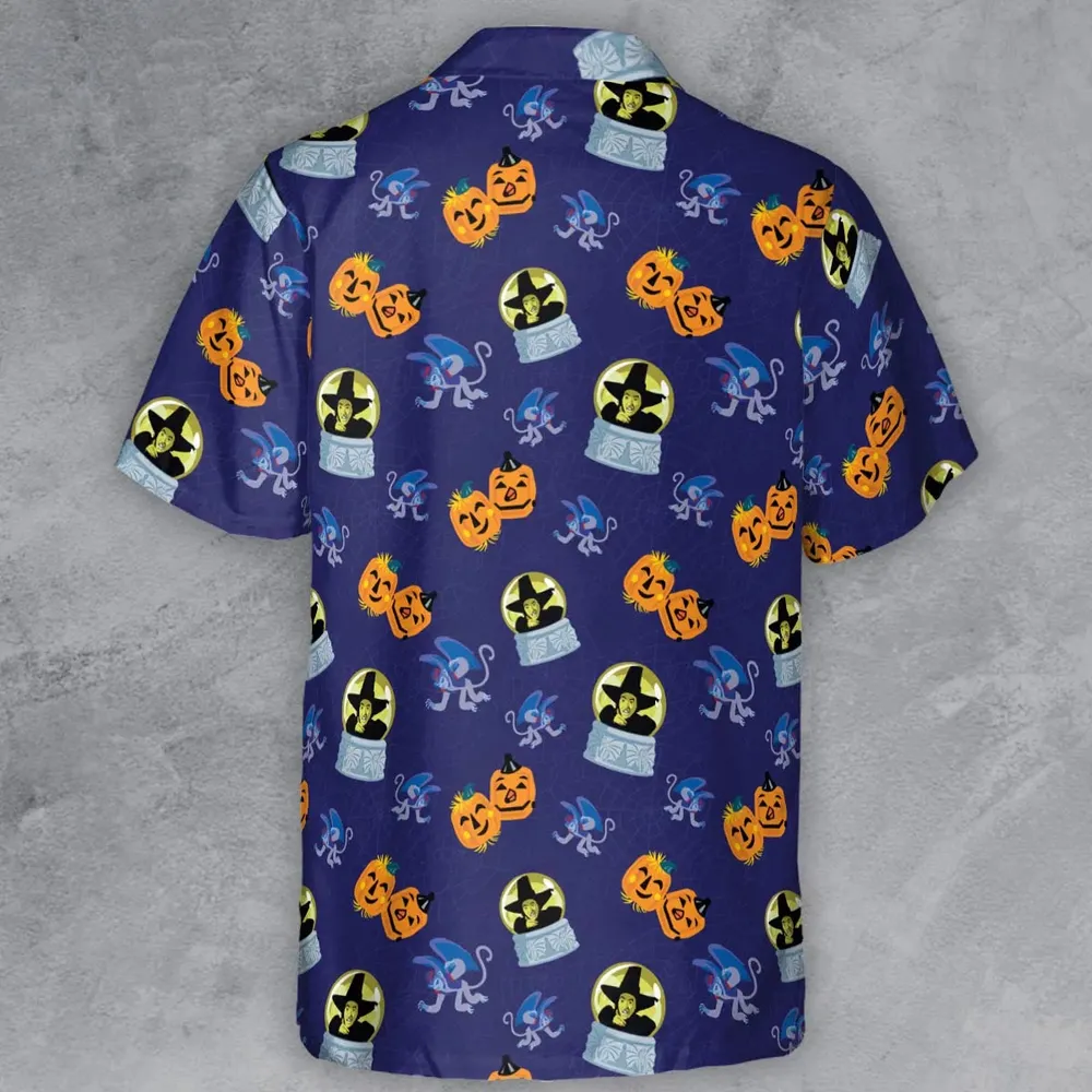 Wicked Witch Flying Monkey Button Down Shirt - 3