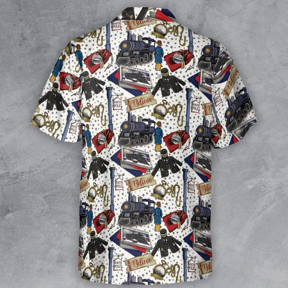 The Polar Express Christmas Movie Button Down Shirt - 3