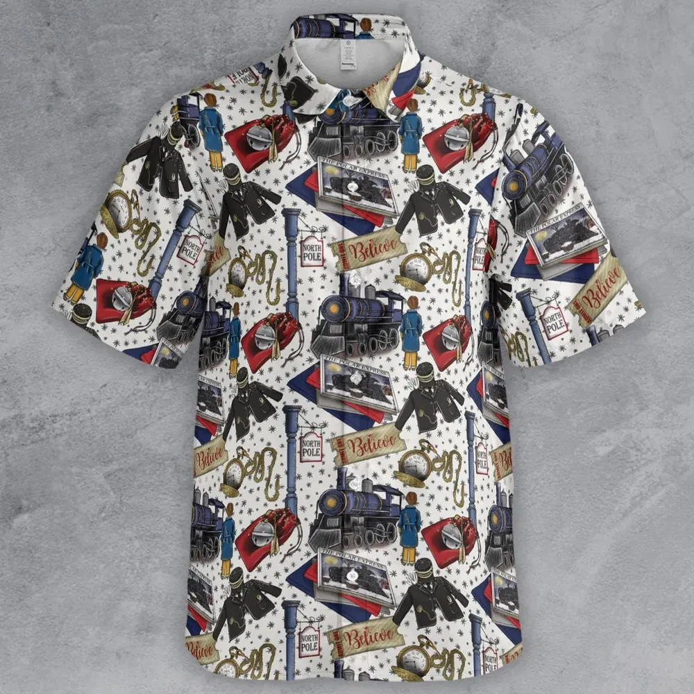 The Polar Express Christmas Movie Button Down Shirt - 2