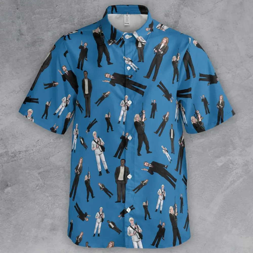 Nakatomi Takeover Die Hard Button Down Shirt - 2