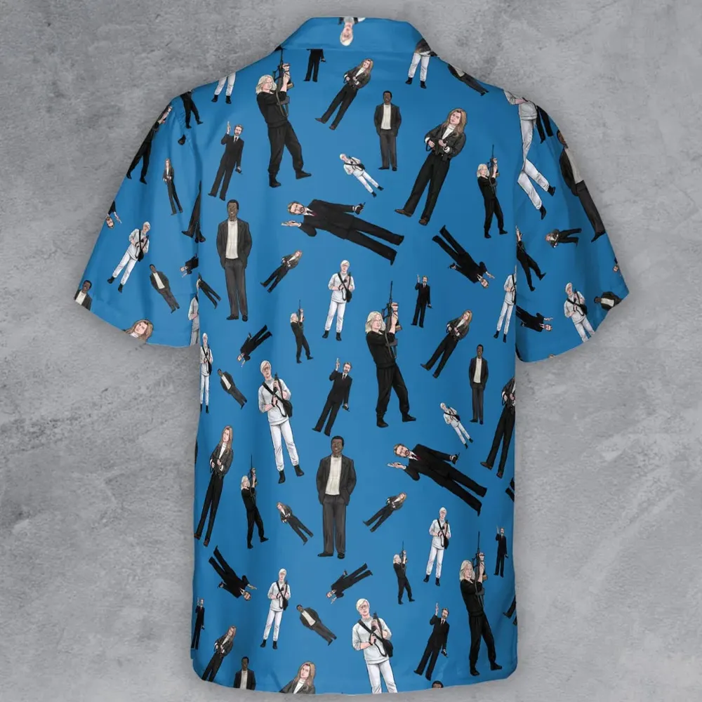 Nakatomi Takeover Die Hard Button Down Shirt - 3