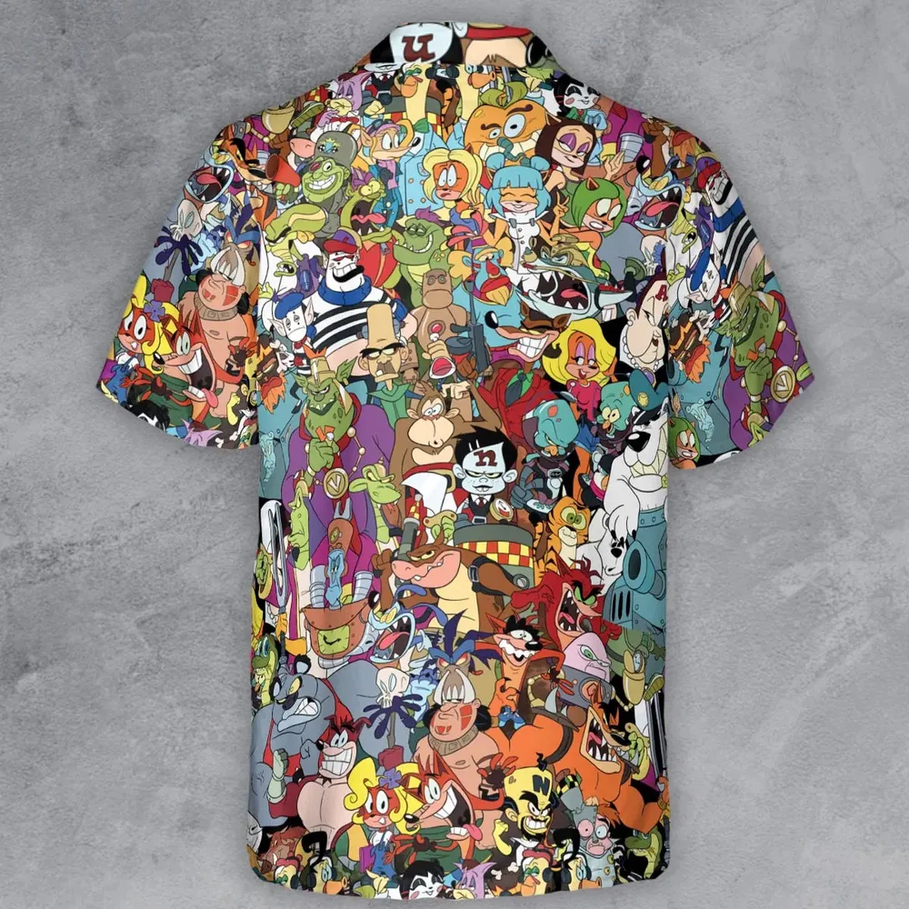 Retro Gamer Crash Bandicoot Button Down Shirt - 3