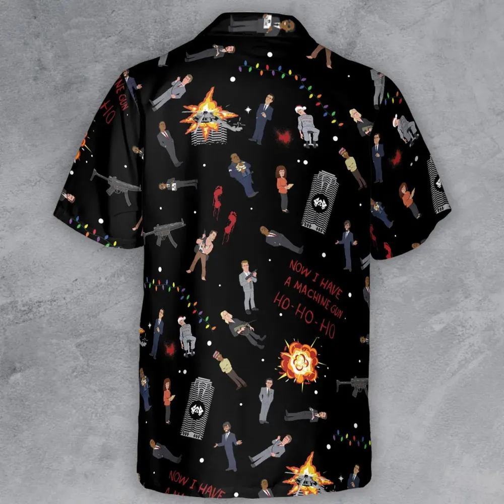 Die Hard Is My Favorite Christmas Movie Button Down Shirt - 3