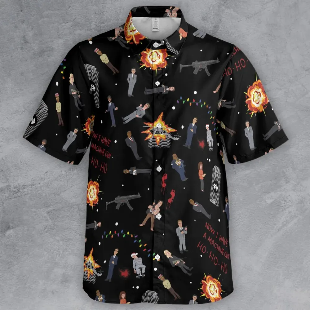 Die Hard Is My Favorite Christmas Movie Button Down Shirt - 2