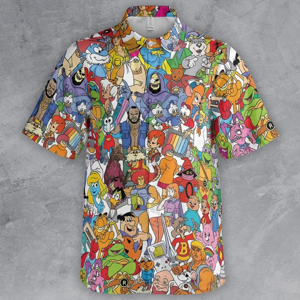 90s Cartoon Legends Button Down Shirt - 2