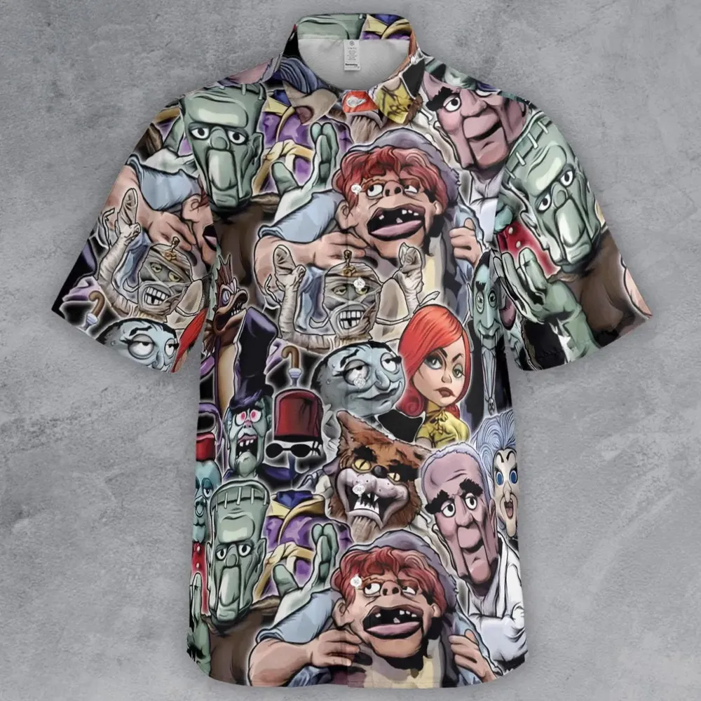 Party Like A Monster Mad Monster Party Button Down Shirt - 2