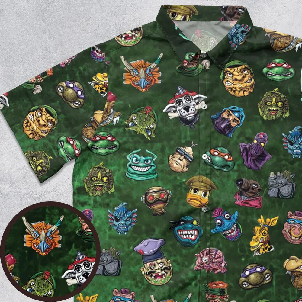 Good To Be Bad Guys Teenage Mutant Ninja Turtles Button Down Shirt - 1