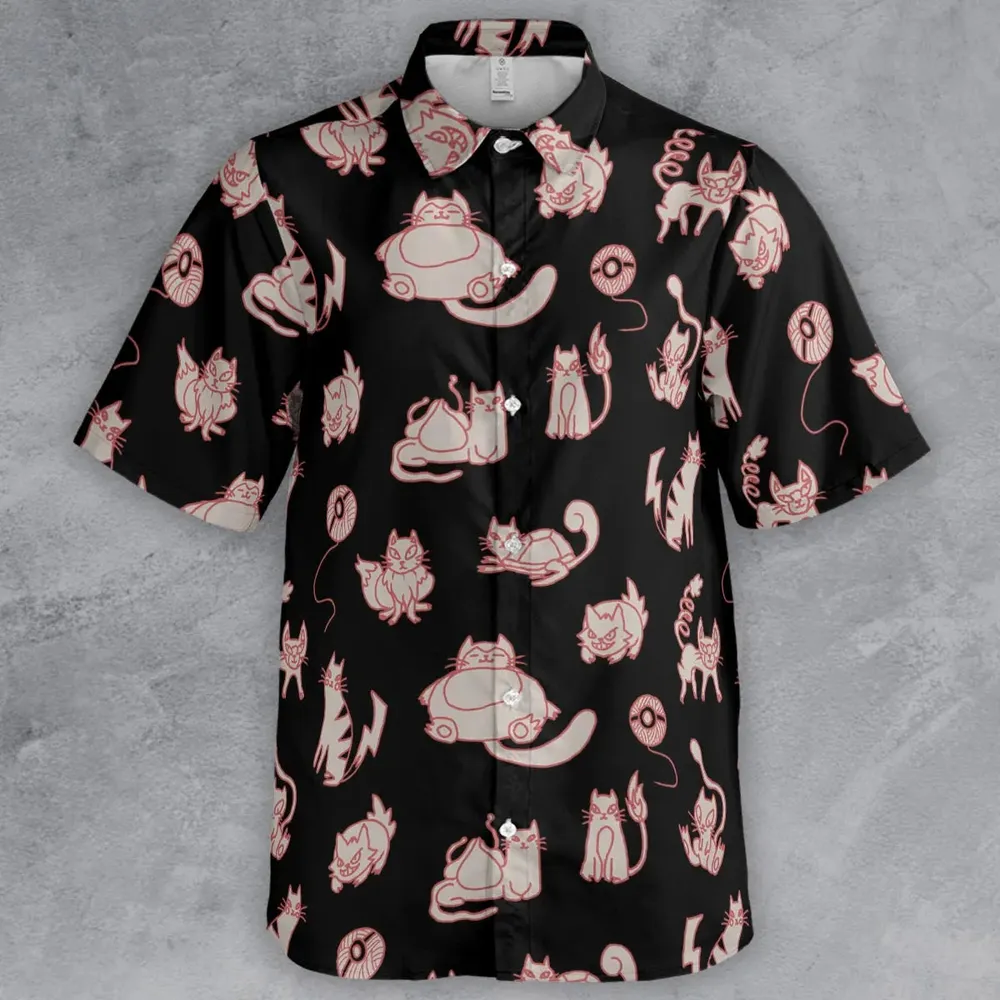 Pawkemon Pokemon Button Down Shirt - 2