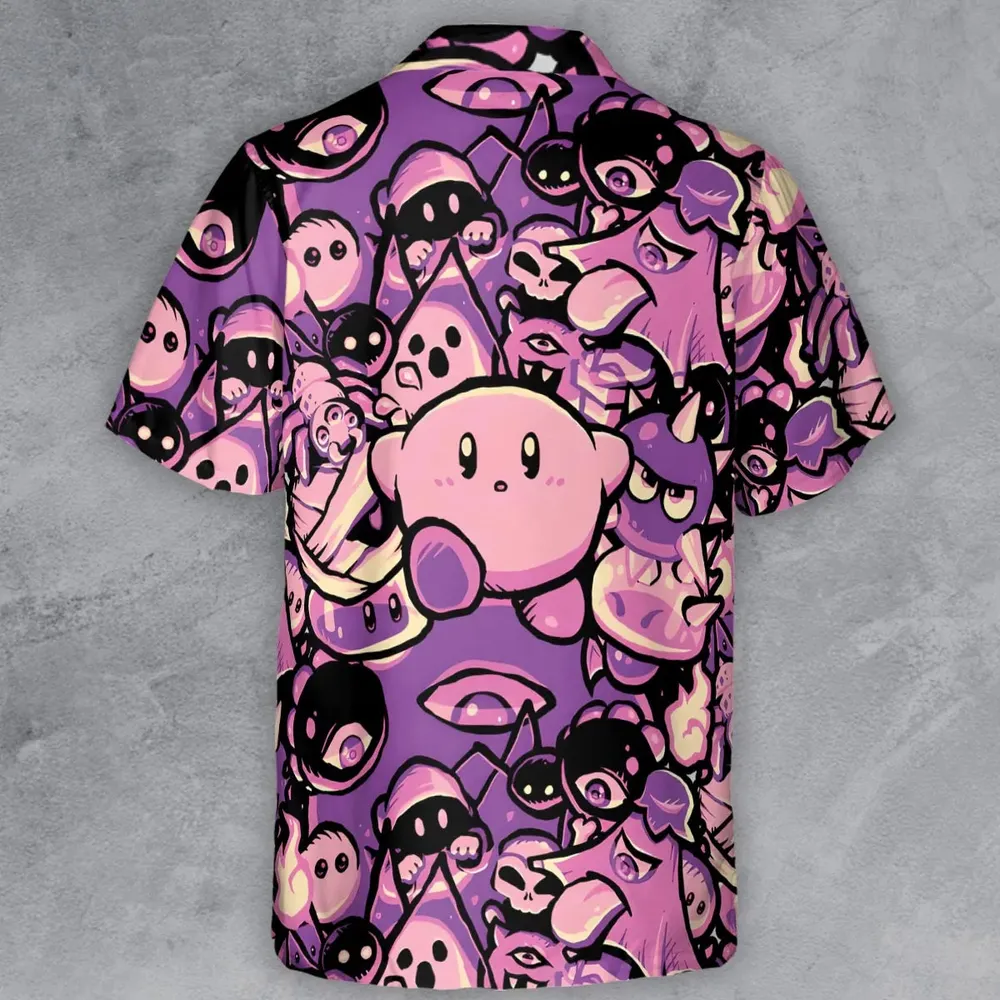 Nightmare Land Kirby Button Down Shirt - 3