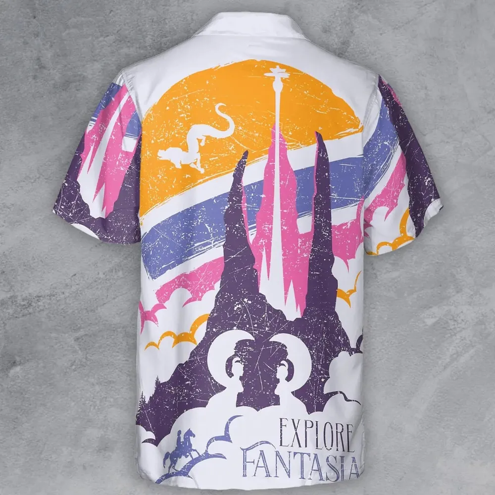 Fantasia Vintage 80s The NeverEnding Story Button Down Shirt - 3