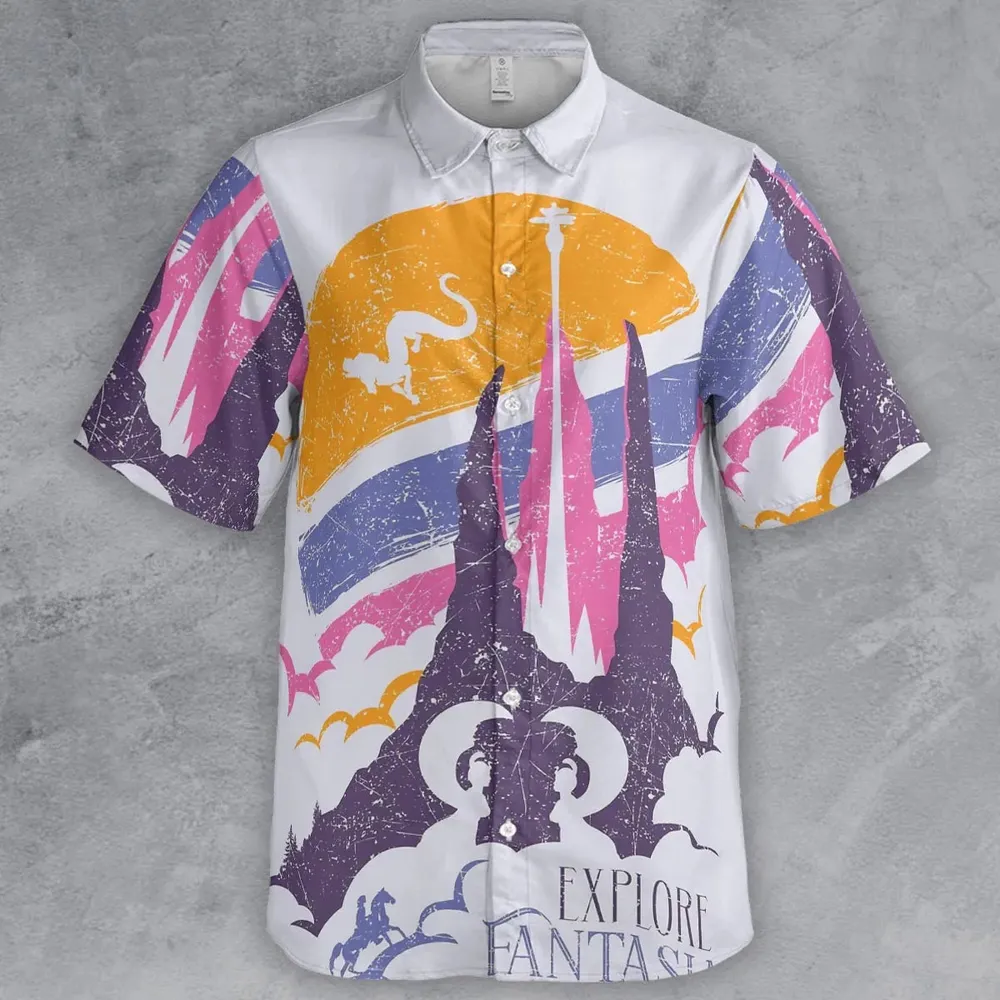 Fantasia Vintage 80s The NeverEnding Story Button Down Shirt - 2