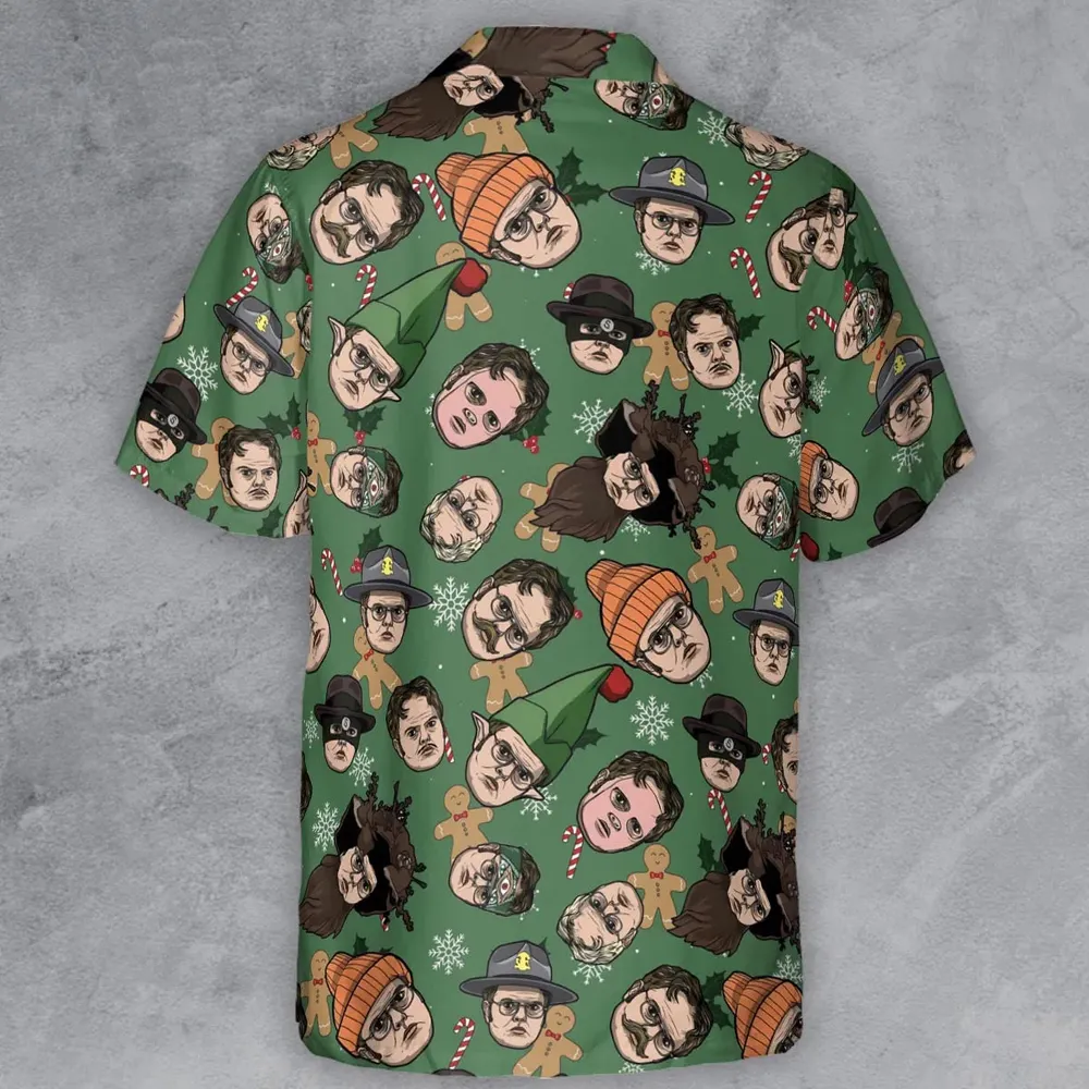Dwight In Every Holiday The Office Button Down Shirt - 3