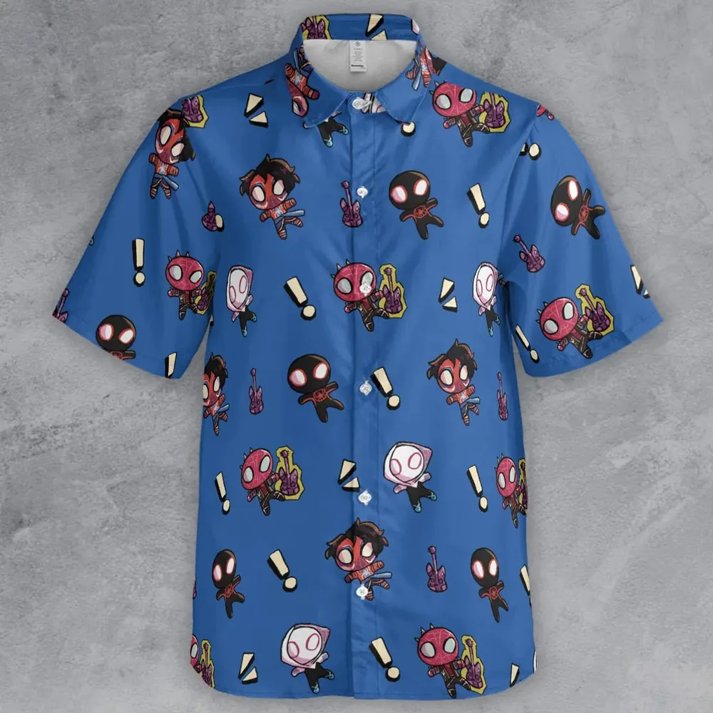 Spidey Sense Spider Man Button Down Shirt - 2