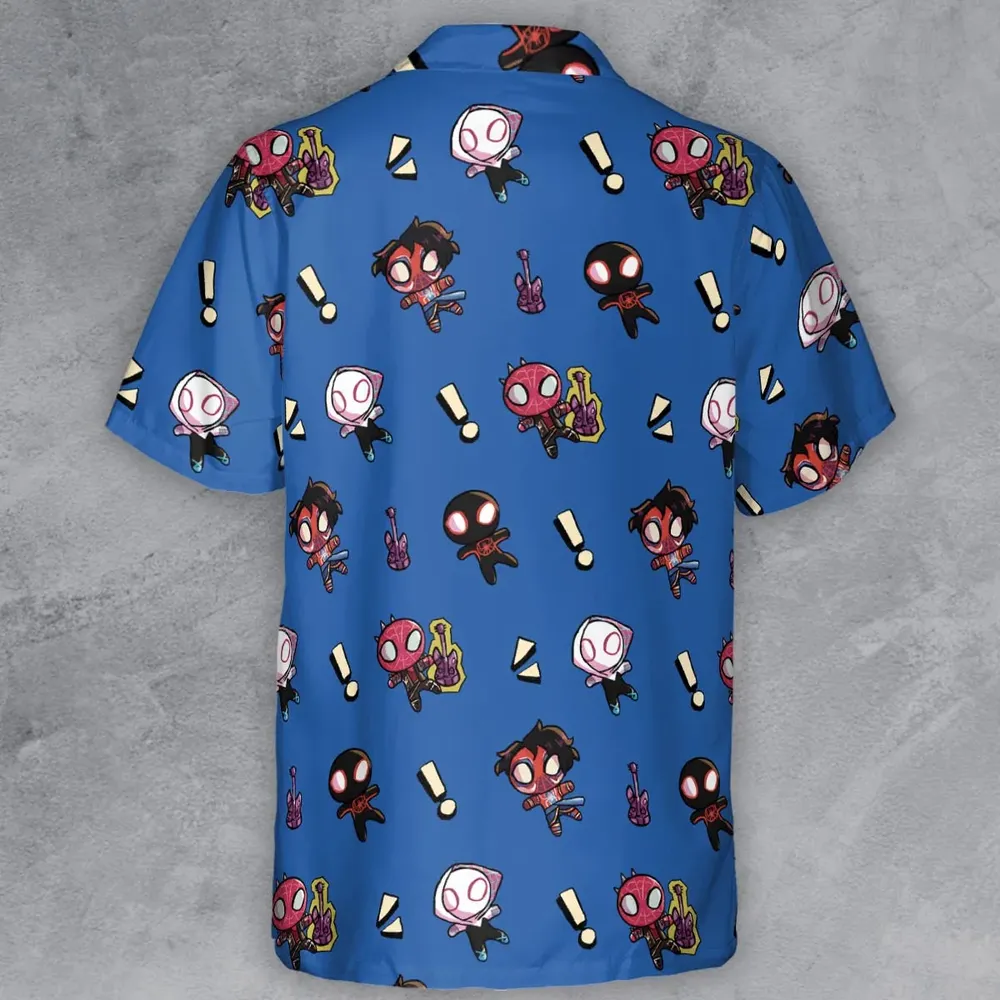 Spidey Sense Spider Man Button Down Shirt - 3