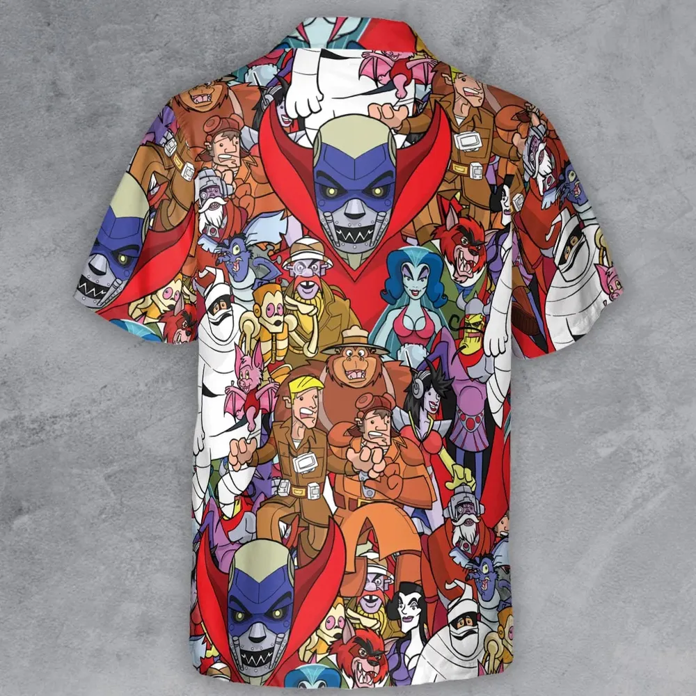 Ghostbusters Animated Series Characters Button Down Shirt - 3