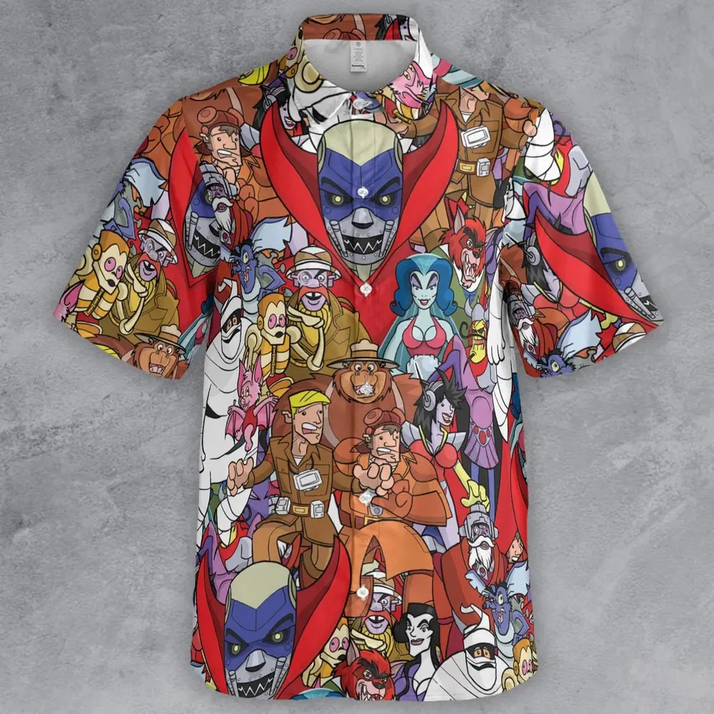 Ghostbusters Animated Series Characters Button Down Shirt - 2