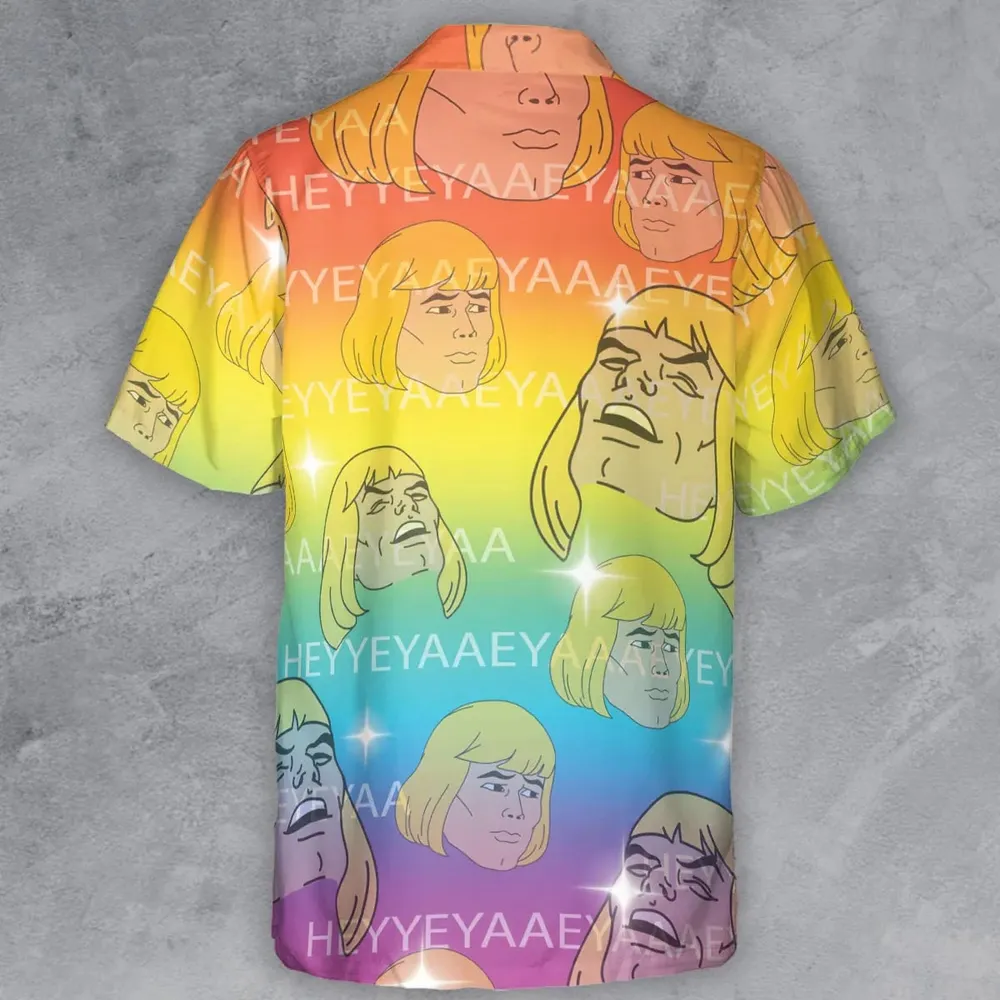 HEYYEYAA He-Man MOTU Button Down Shirt - 3