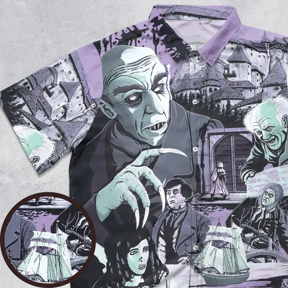 Nosferatu: A Symphony of Horror Button Down Shirt - 1