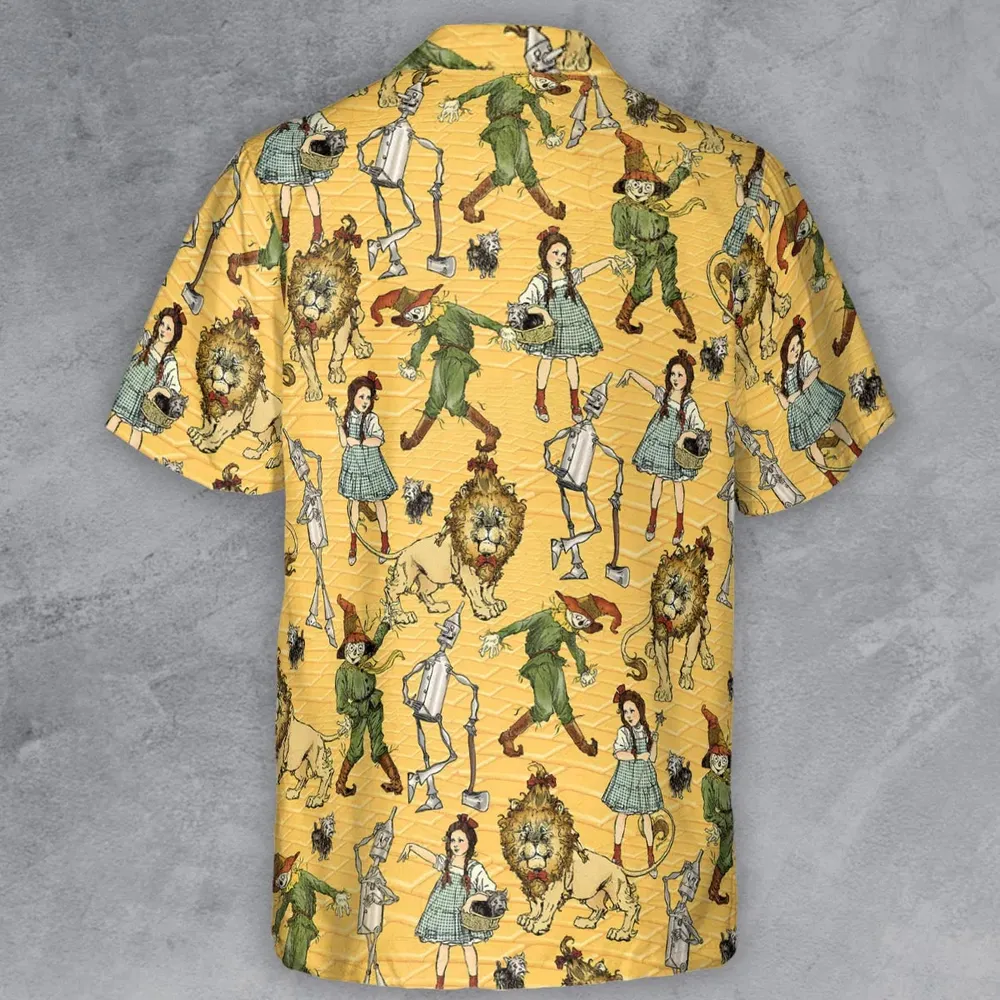 Magic Of Oz Characters Pattern Button Down Shirt - 3