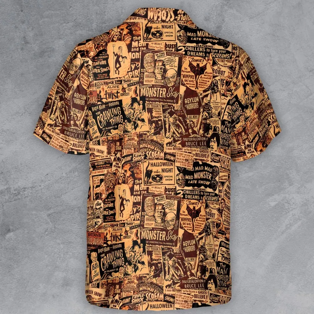 The Monster Show Mashup Button Down Shirt - 3