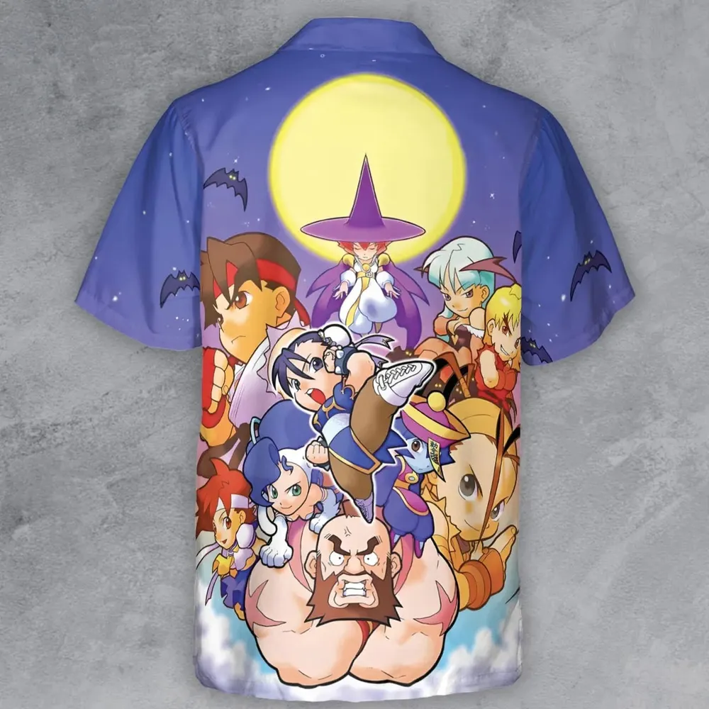Arcade Nights Street Fighter Button Down Shirt - 3