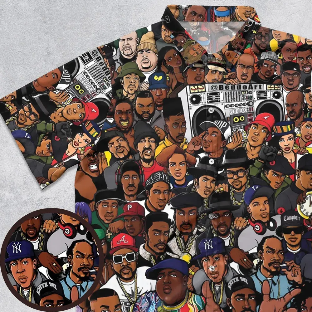 The Golden Age of Hip Hop Button Down Shirt - 1