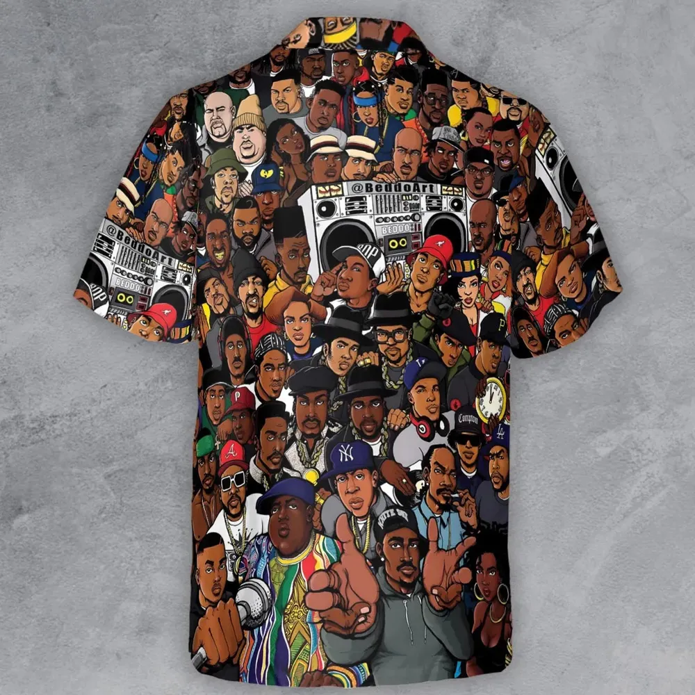 The Golden Age of Hip Hop Button Down Shirt - 3