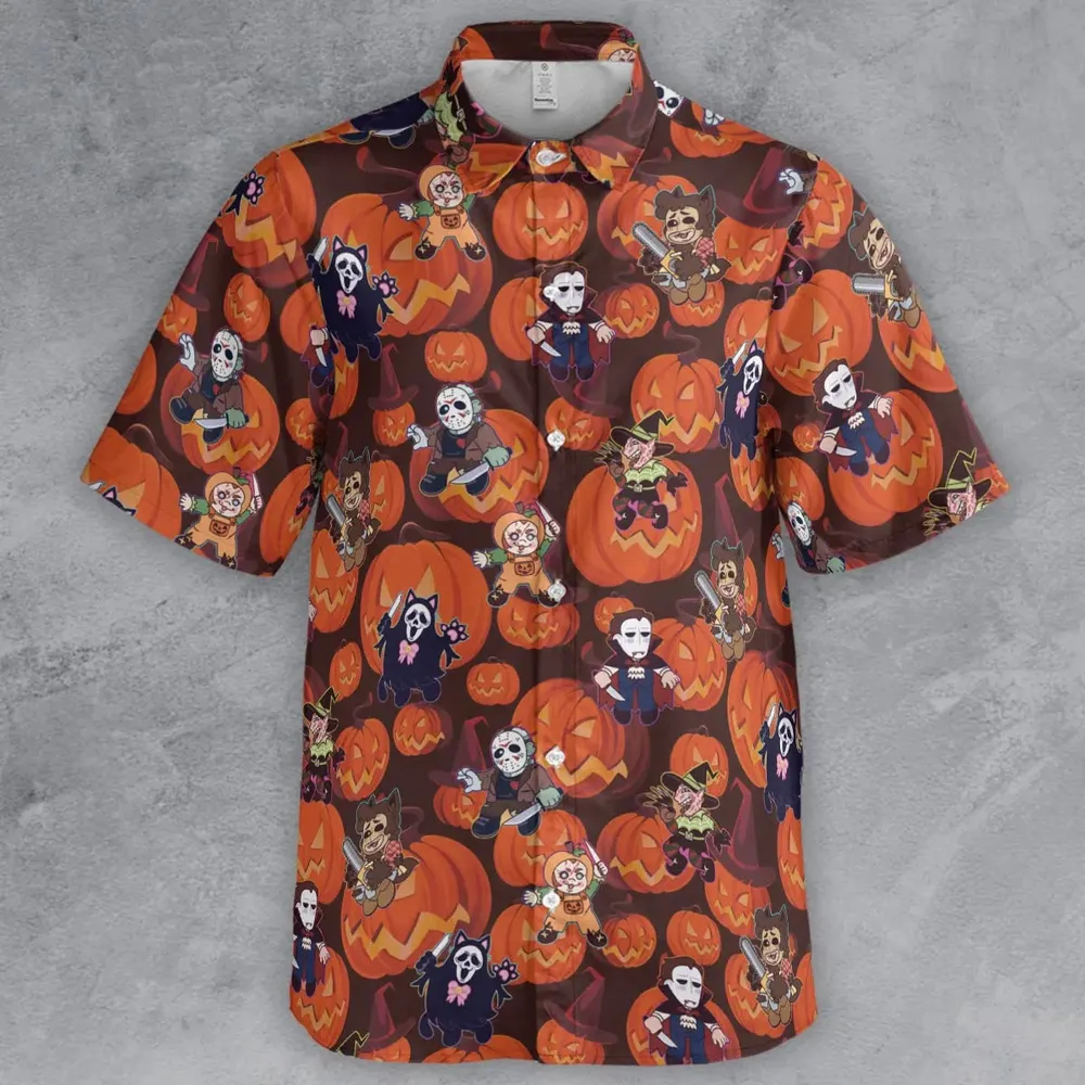 Halloween Slasher Button Down Shirt - 2