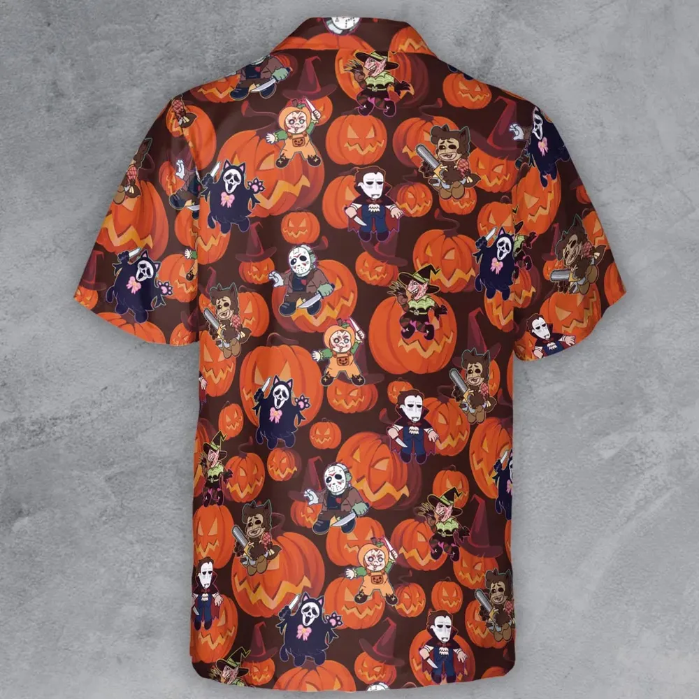 Halloween Slasher Button Down Shirt - 3