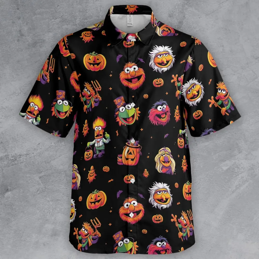 Halloween Muppets Button Down Shirt - 2