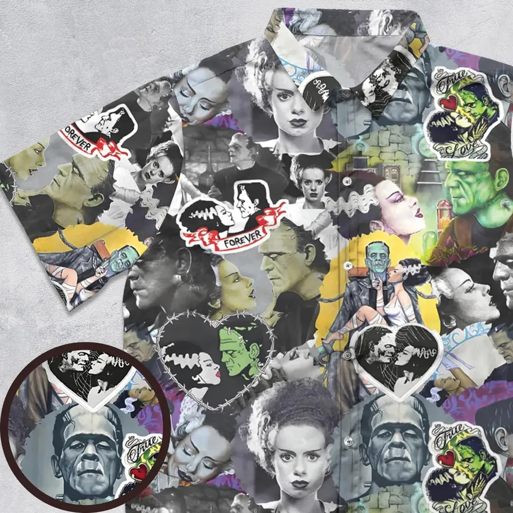 Forever Frankenstein Button Down Shirt - 1