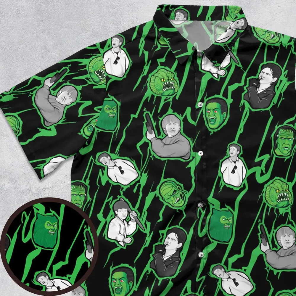 Classic Cult Monster Squad Button Down Shirt - 1